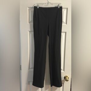 Lululemon smooth fit pull on black pant size 10 tall.